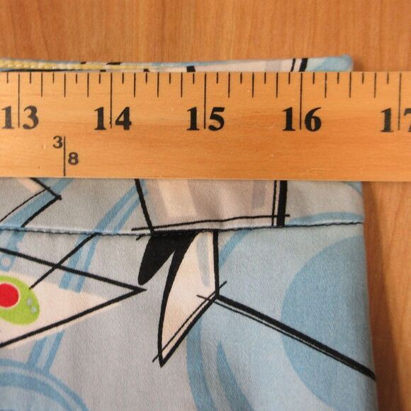 LOUDMOUTH Golf Partini Classic Skort Sz 8 Martini Cocktails Blue Skirt Shorts - Picture 13 of 16